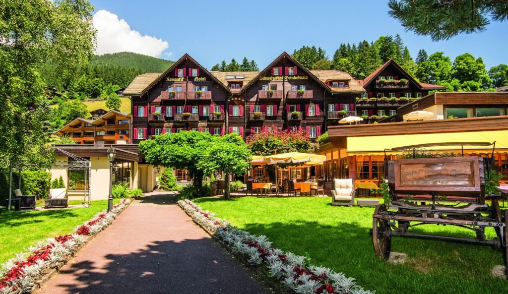 Romantik Hotel Schweizerhof, one of the best hotels in Interlaken, offering a romantic and luxurious stay