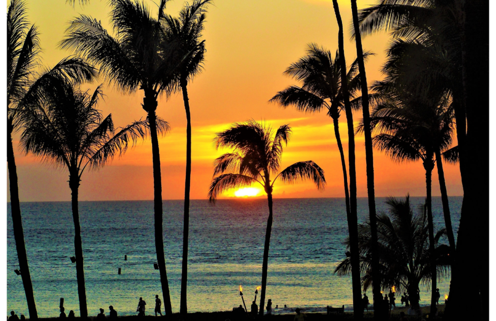 Sunset in Maui, Hawaii