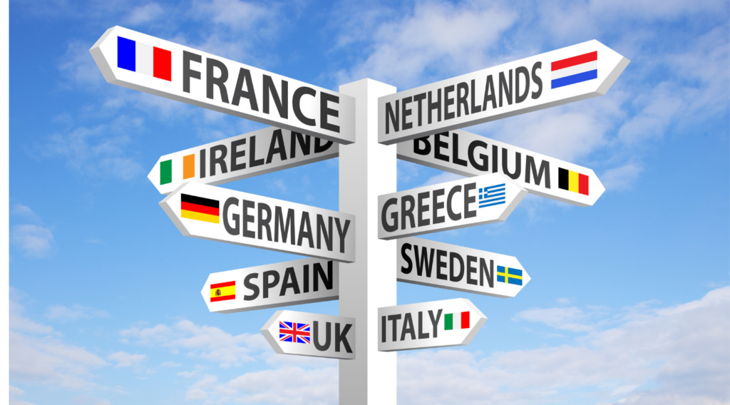 europe-countries-signpost-travel-directions